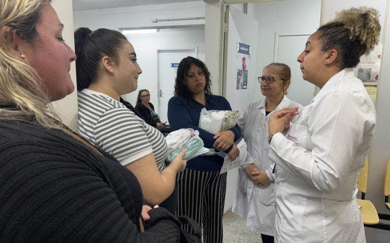 Ação da Clisam reforça importância da amamentação em Sapucaia do Sul