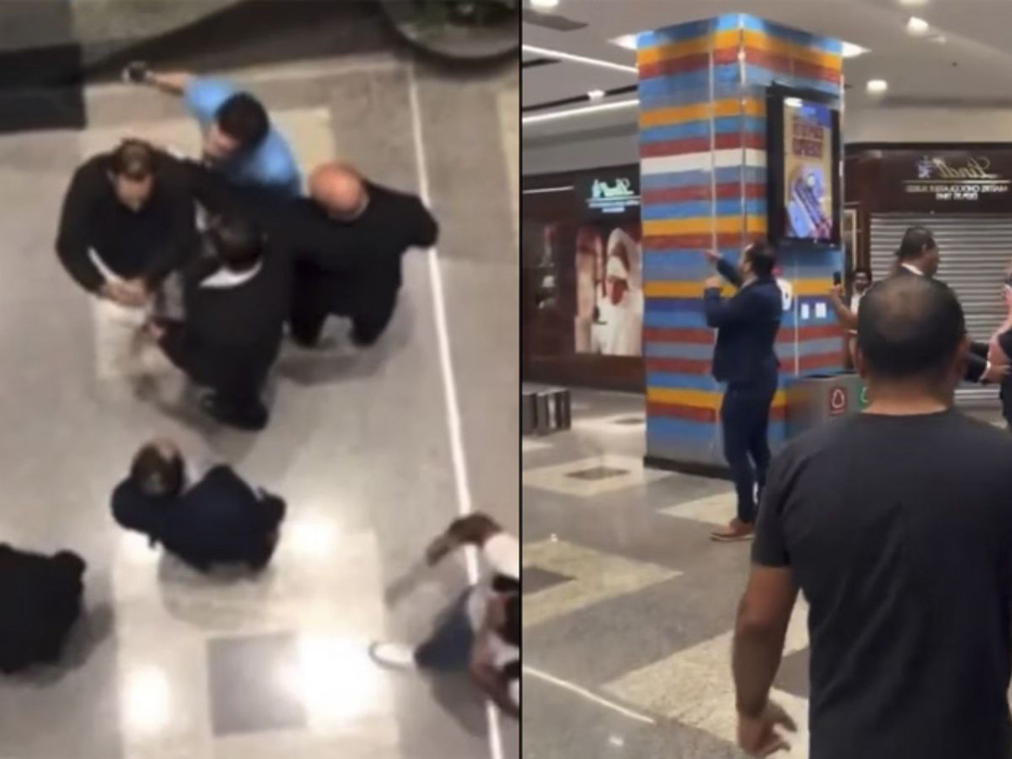 Deputado cospe em homem durante briga em shopping: "Gado não fala"