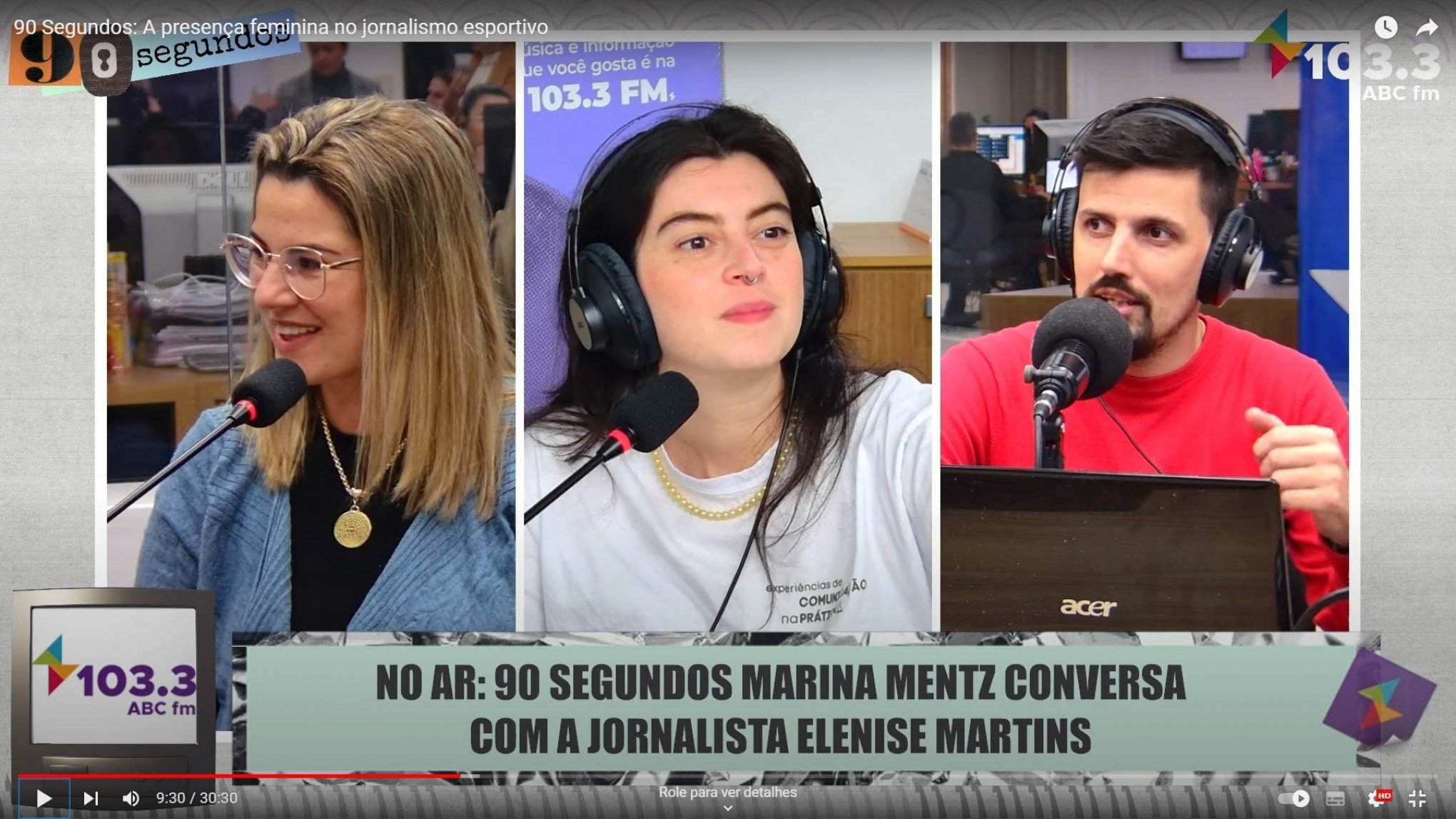 Elenise Martins e a presença feminina no jornalismo esportivo