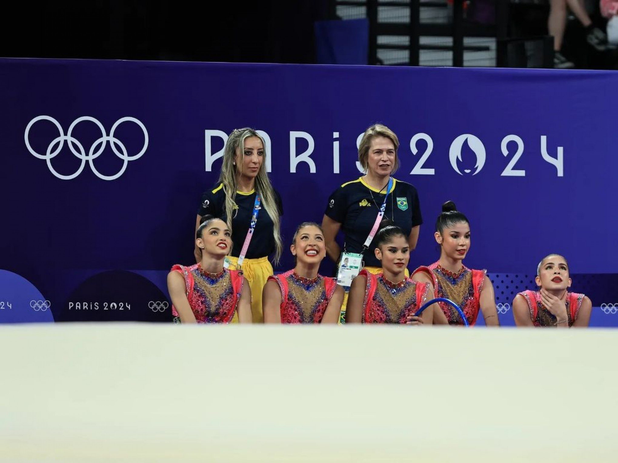 Lesão adia sonho de medalha para equipe do Brasil na ginástica rítmica em Paris