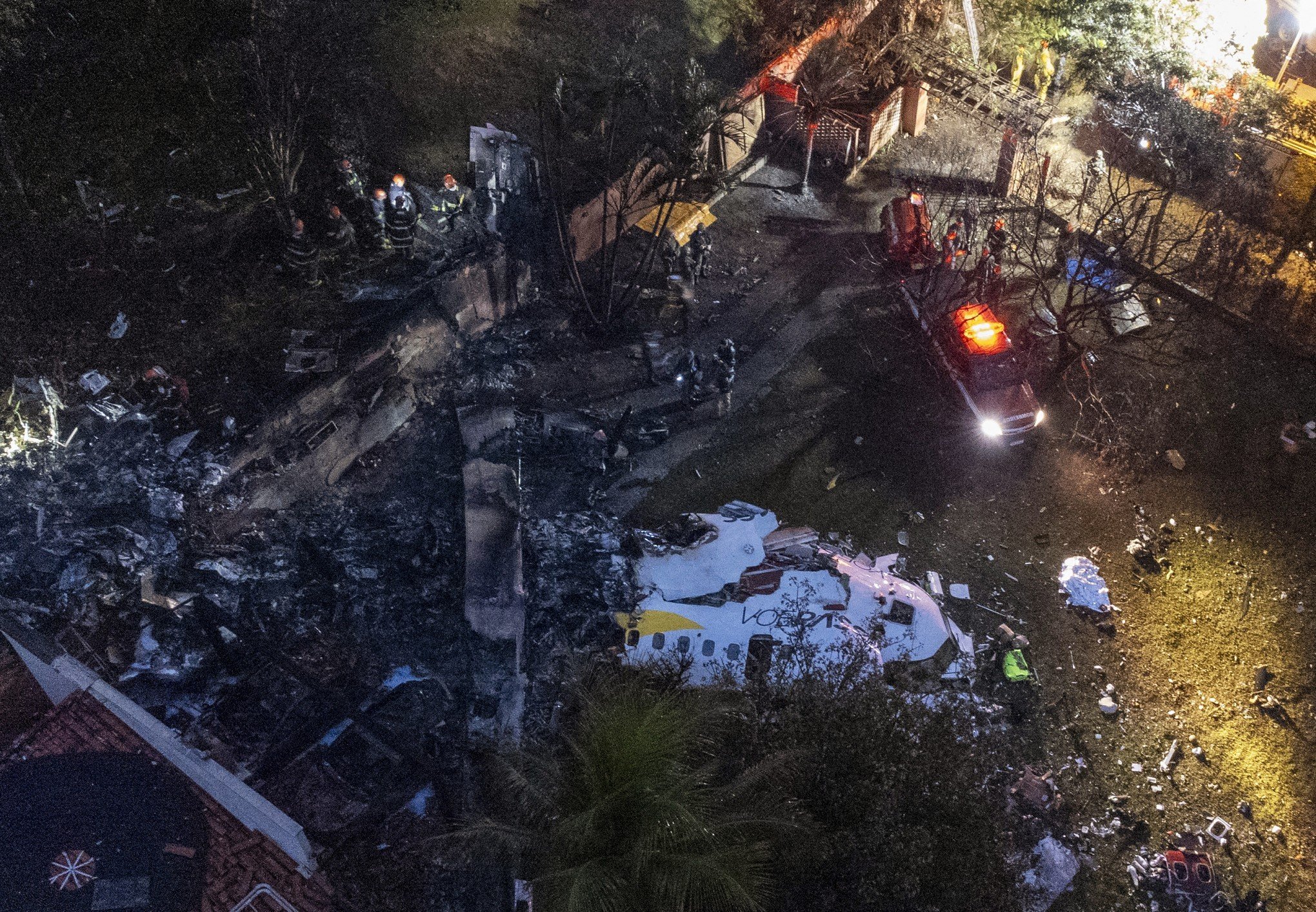 Destroços de avião já estão na sede da Voepass