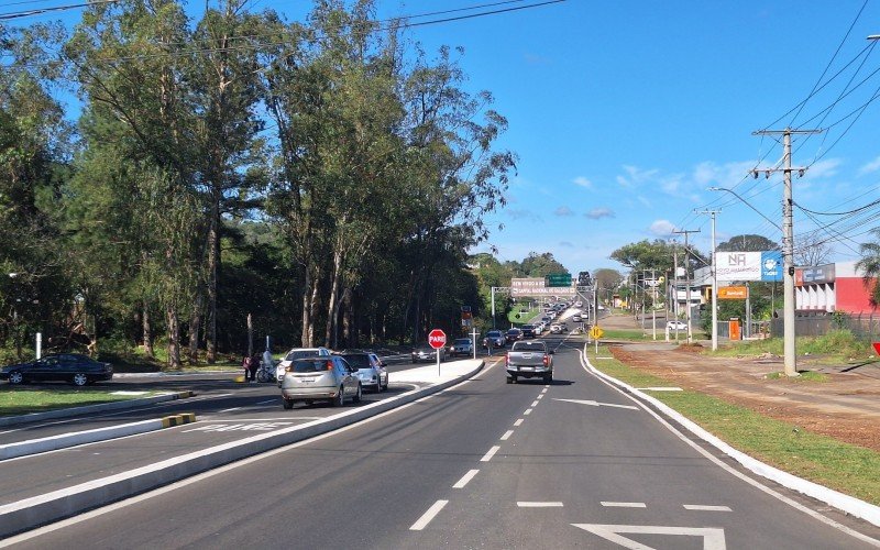 Funcionamento da obra que garante acesso simplificado ao Rincão Gaúcho se mostrou eficiente neste domingo de Dia dos Pais apesar do intenso fluxo de veículos