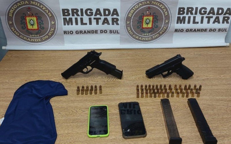 Brigadianos agiram instantes após o crime cometido na tarde de sábado (10)