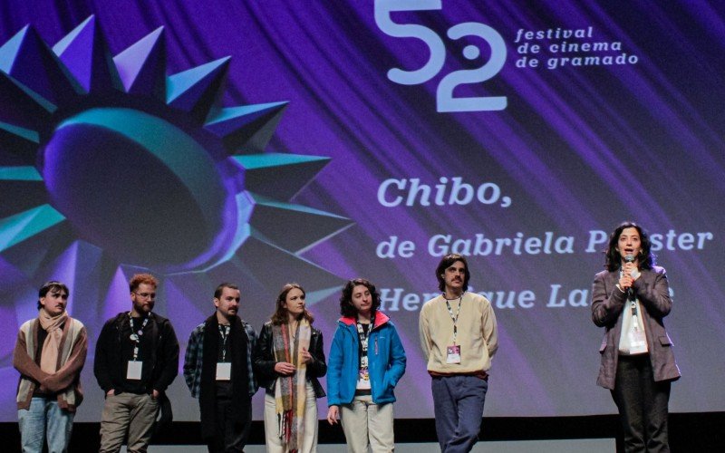 Equipe do curta-metragem gaúcho "Chibo"