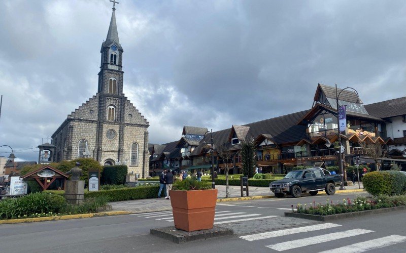 Tempo nublado e frio em Gramado