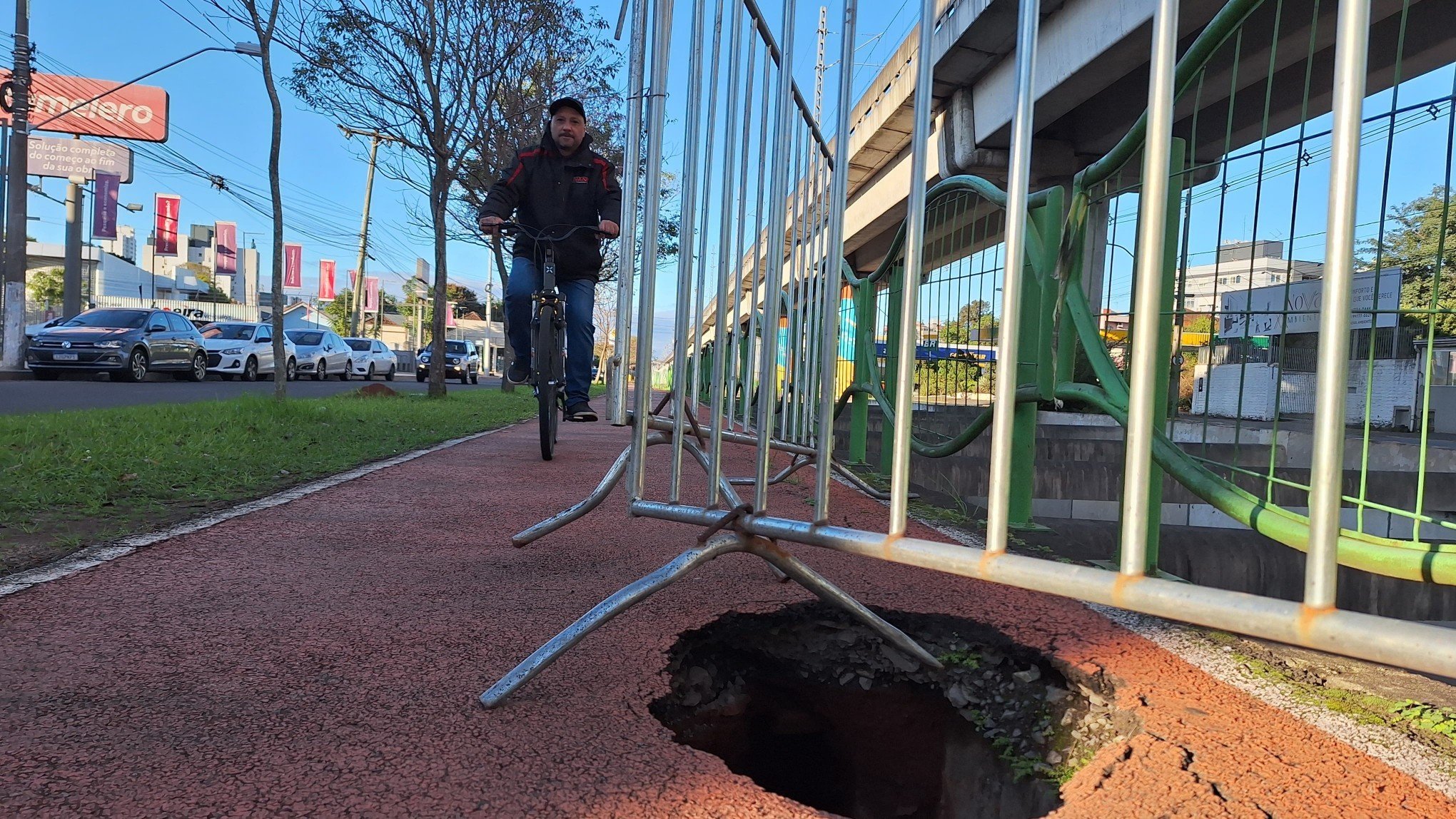 Saiba quando iniciam as obras para recuperar ciclovia interditada em Novo Hamburgo