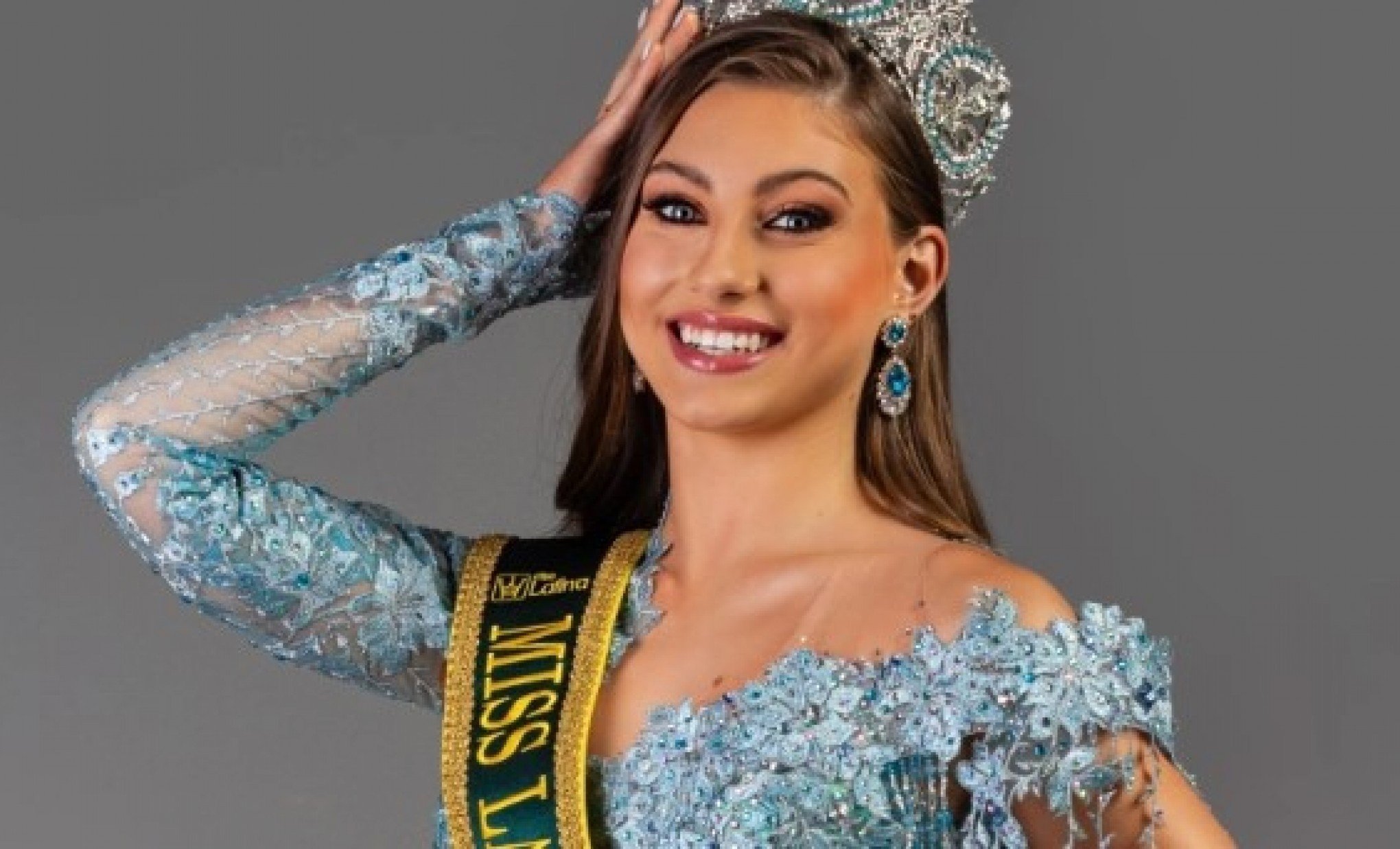 De Canoas para Punta Cana: Maria Eduarda Dubaj representa o Brasil no Miss América Latina