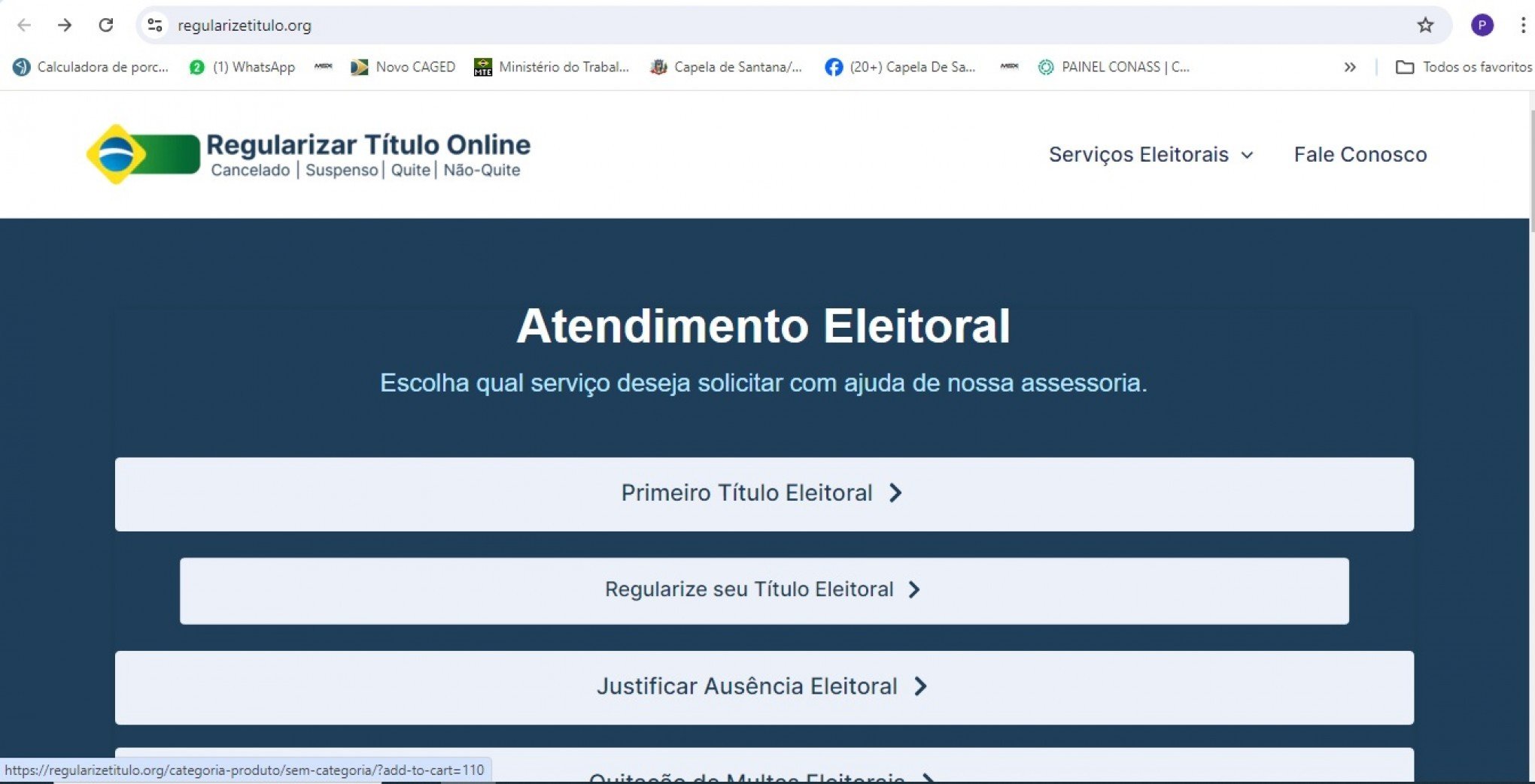 Cartórios eleitorais alertam para sites falsos que cobram indevidamente por serviços