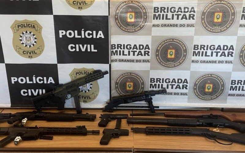 Armas furtadas de loja de loja no bairro Rio Branco, em Novo Hamburgo | abc+