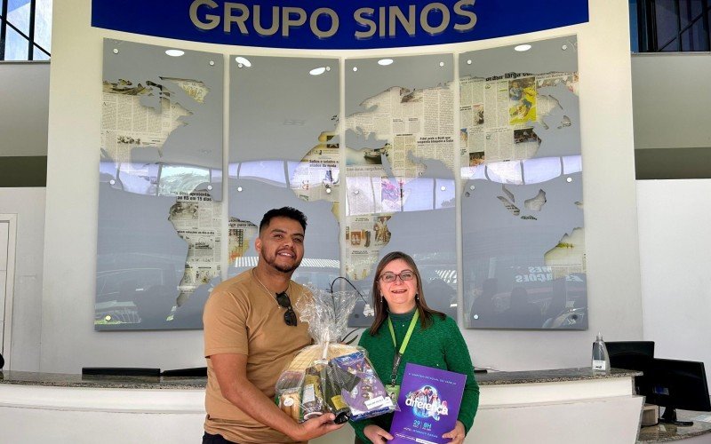 Equipe do Sindilojas Caxias do Sul visitou a redação do Grupo Sinos para divulgar programação do evento. | abc+