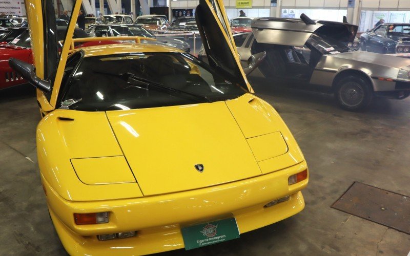 Lamborghini Diablo 1991, cedida pelo Dream Car Museum de São Roque