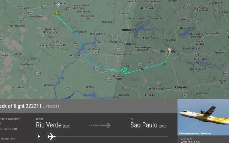 Avião da Voepass fez pouso de emergência na noite desta quinta-feira em Minas Gerais | abc+