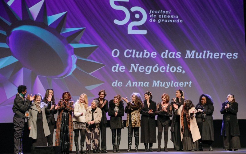 Elenco do longa-metragem brasileiro "O Clube das Mulheres de Negócios"