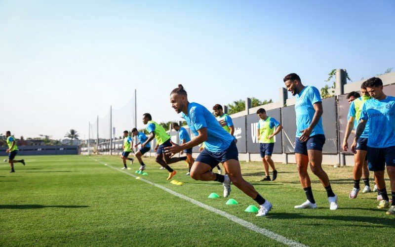 Nesta terça-feira, Grêmio utilizou o CT do Vasco para se preparar para duelo pela Libertadores | abc+