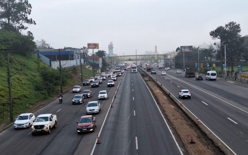 BR-116: Trânsito tem lentidão devido a obras no Vale do Sinos; confira vídeo | abc+