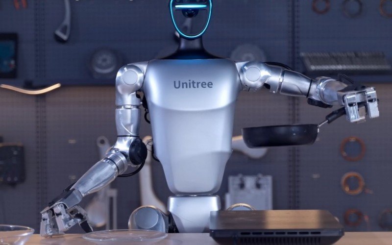 Robô da Unitree Robotics que sabe cozinhar | abc+