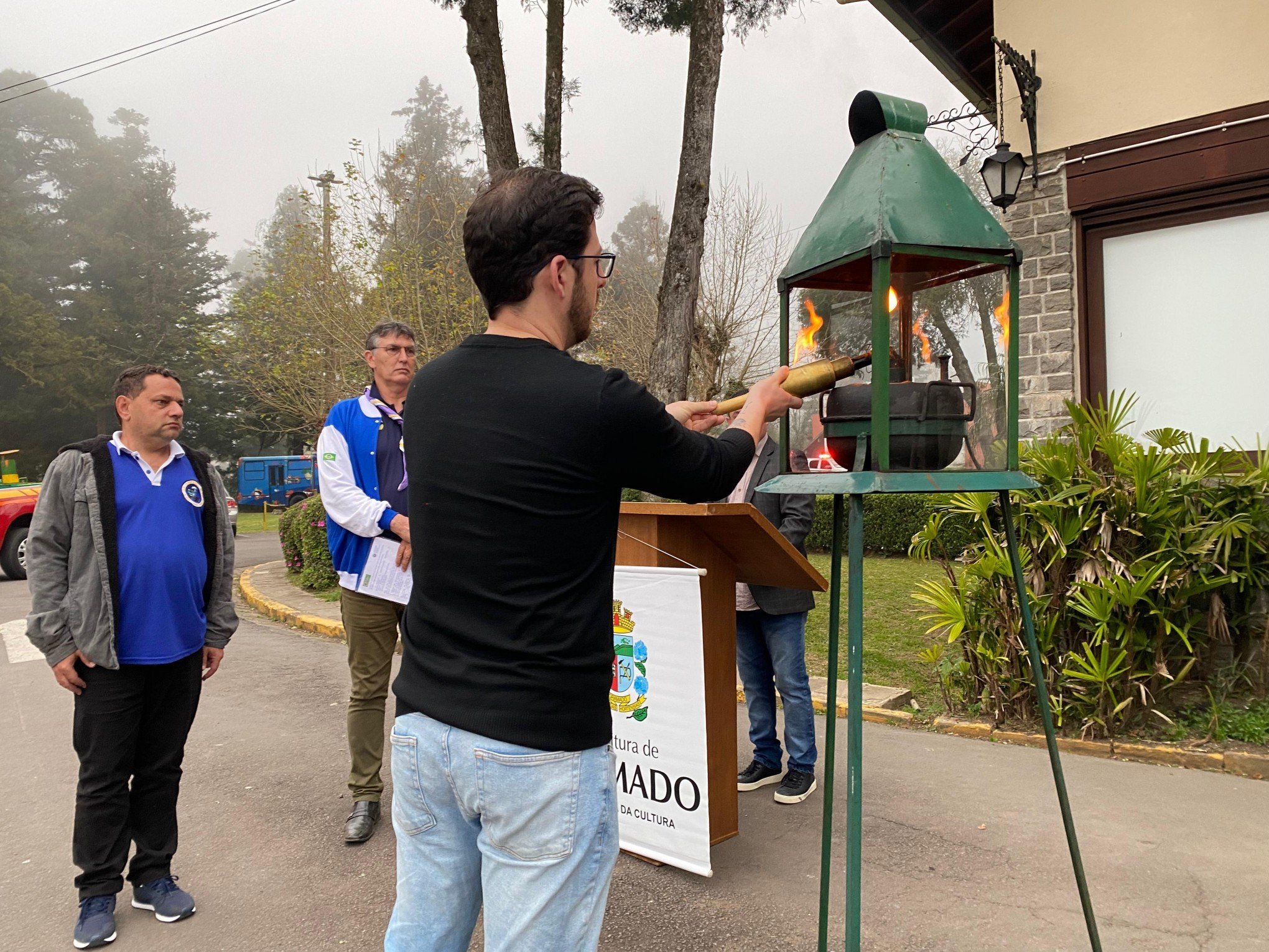 Gramado recebe fogo simbólico da Pátria e terá programação ampla nas próximas semanas