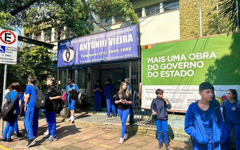 Obra do governo estadual investe R$ 400 mil na escola Antônio Vieira | abc+