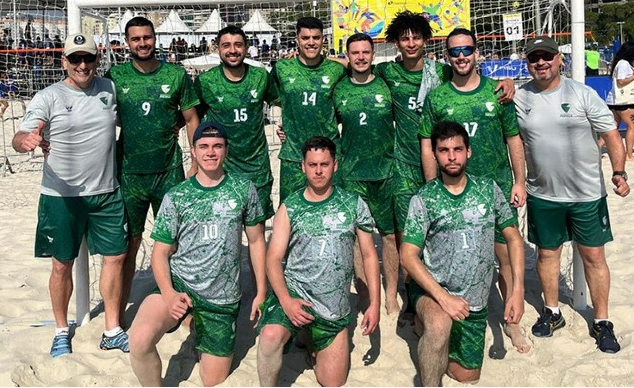 Beach hand da Feevale está nas quartas de final dos Jogos Universitários Brasileiros de Praia