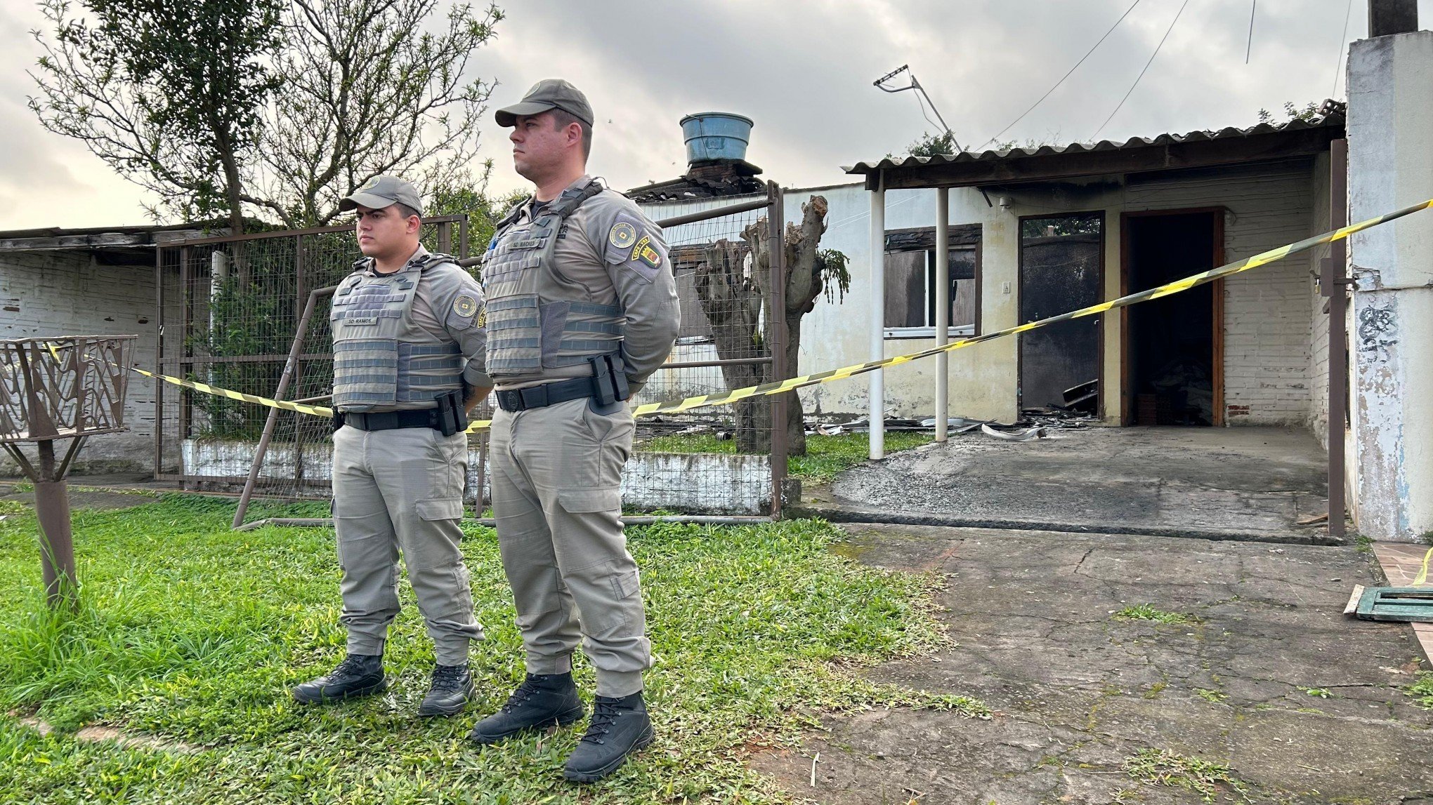 Moradora morre durante incêndio que destruiu casa em Estância Velha