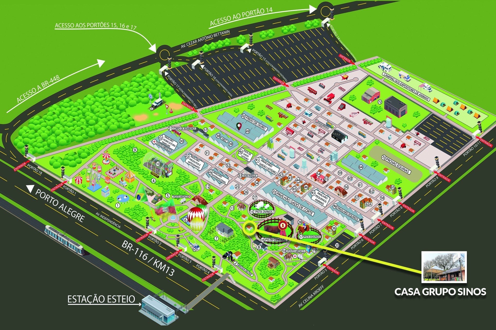 Mapa Expointer 2024