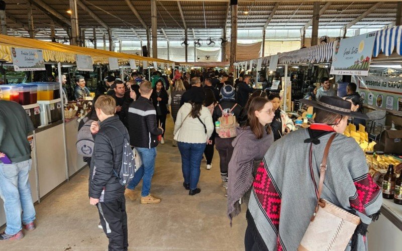 Pavilhão da Agricultura Familiar foi um dos mais visitados neste sábado (24)