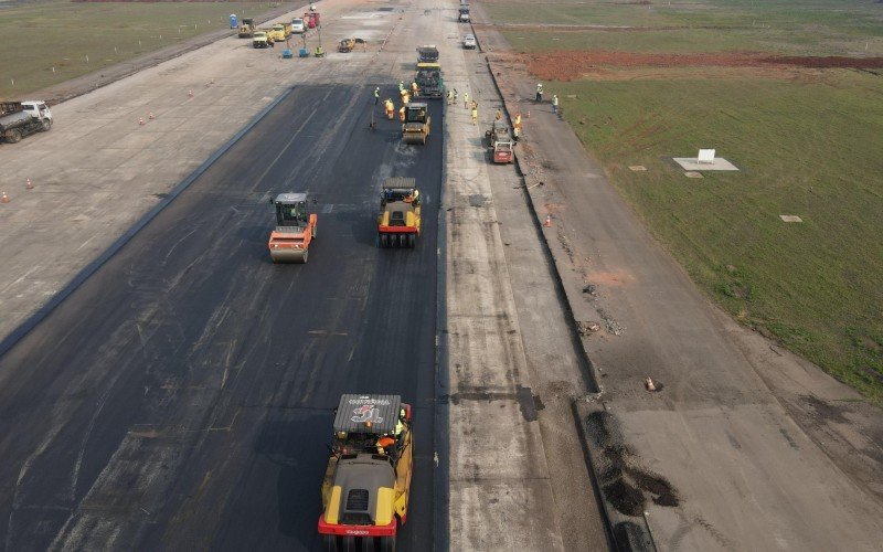 Obras no aeroporto de Porto Alegre no início da segunda quinzena de agosto | abc+