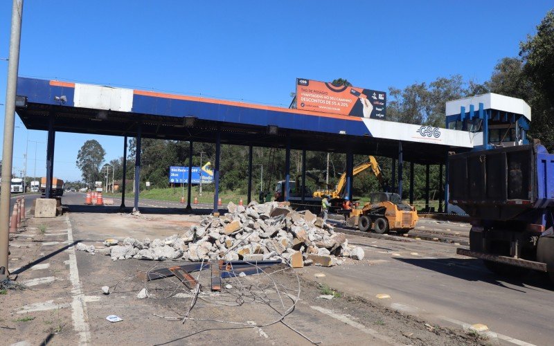 Somente duas pistas serão liberadas em cada rodovia com a retirada da praça | abc+