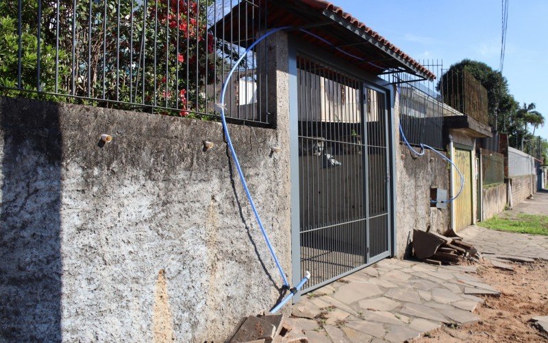 Trecho da calçada da Rua Cuiabá está em obras