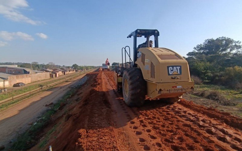 Atualmente, obra de alteamento do dique de São Leopoldo está na altura do Parque do Trabalhador