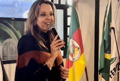 Deputada estadual, Delegada Nadine participou de capacitação da SSP na Expointer 