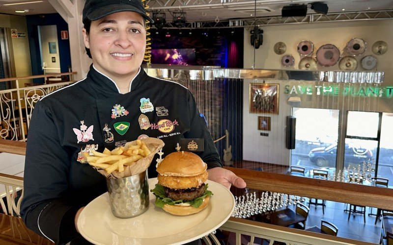 Fran criou receita que está na final de concurso mundial do Hard Rock Cafe