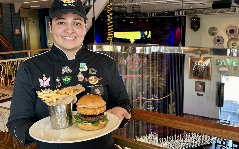 Fran criou receita que foi para a final de concurso das franquias do Hard Rock Cafe no mundo