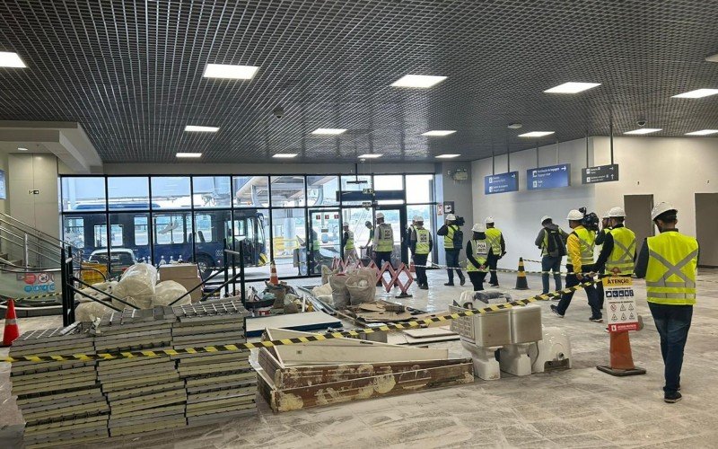 Obras no aeroporto Salgado Filho