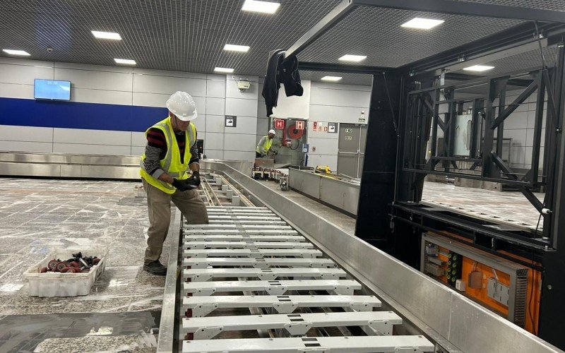 Obras no aeroporto Salgado Filho