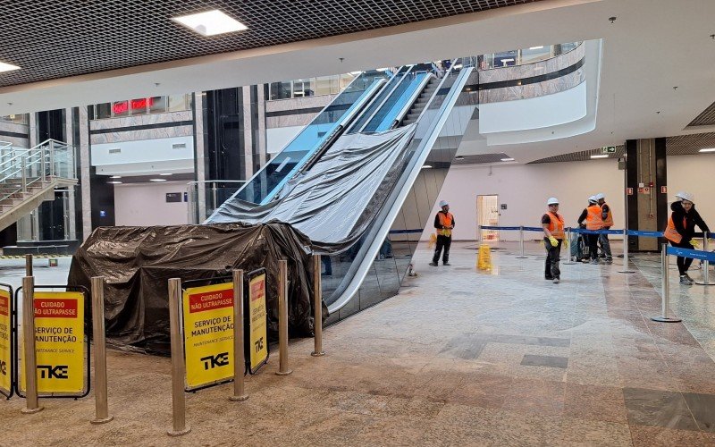 Obras no aeroporto Salgado Filho