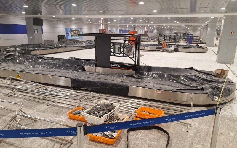 Obras no aeroporto Salgado Filho