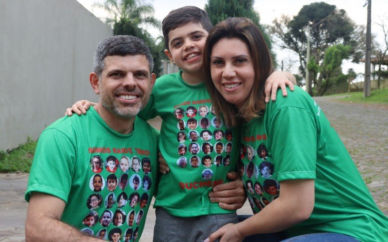 Alessandro e Magda lutam, juntos, pelo tratamento do sempre sorridente Joaquim