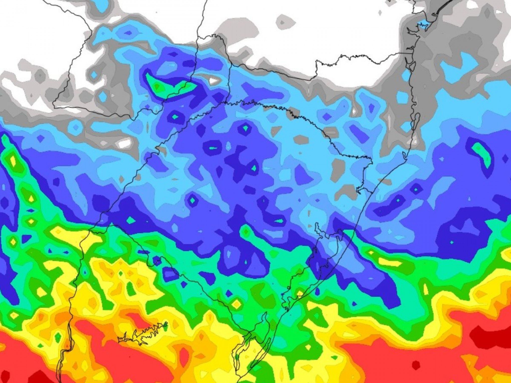 Ciclone, frente fria e chuva: O combo do fim de semana no RS