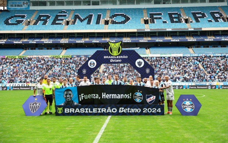 Grêmio e Atlético-MG se enfrentaram neste domingo na Arena, em Porto Alegre | abc+