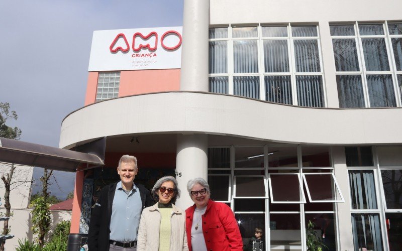 Equipe que está à frente da AMO: Romeu Vilmar Strassburger, Carla Rosana da Silva e Márcia Elisa da Costa Hennemann | abc+