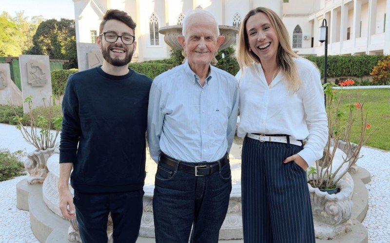Igor Rosa, Arthur Blásio Rambo e Eduarda Nedel
