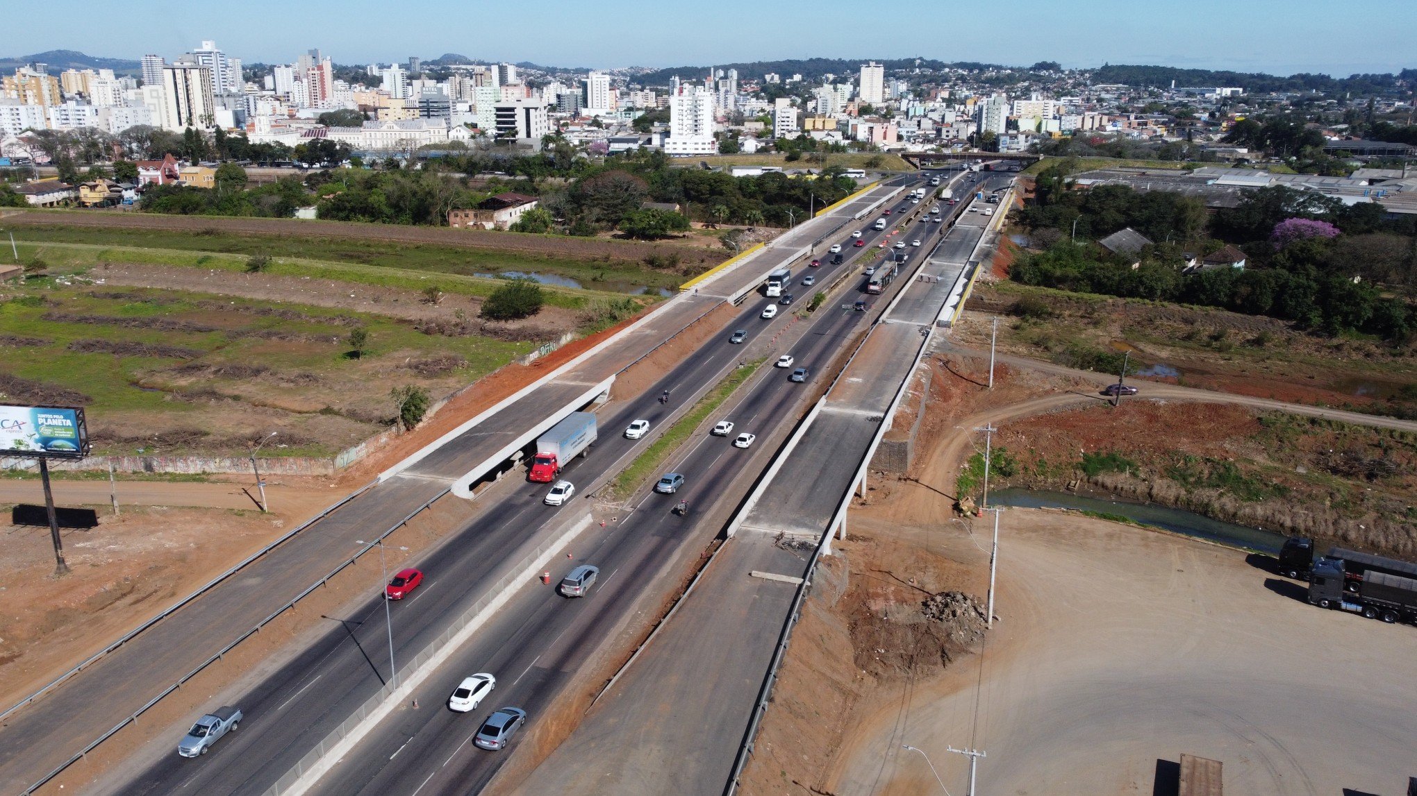 BR-116: Construção das novas pontes sobre Rio dos Sinos está concluída; saiba o que falta para liberação do tráfego de veículos