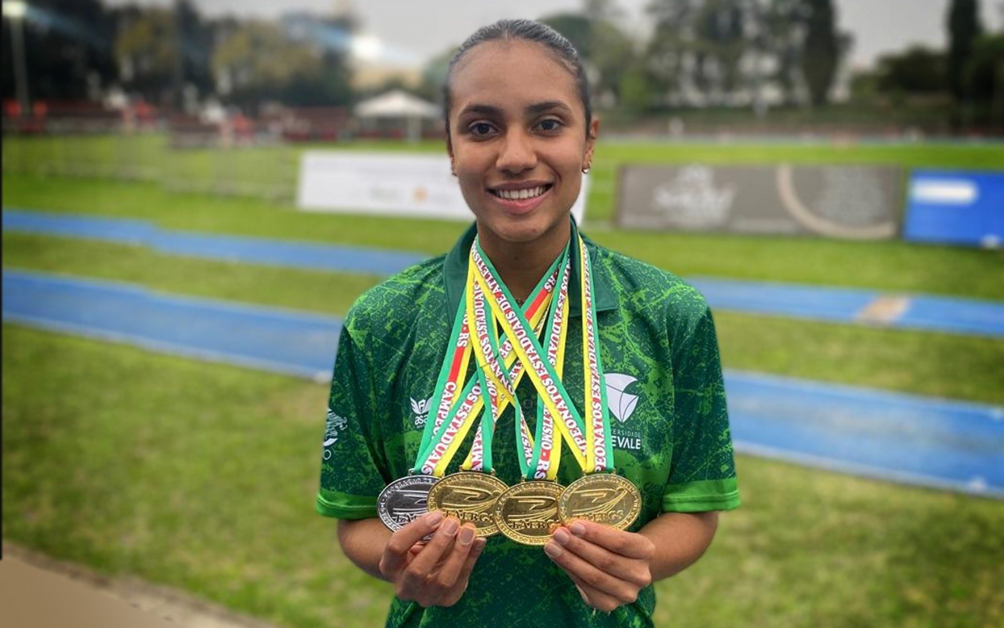 Atletas da Feevale se destacam no Campeonato Estadual de Atletismo Adulto