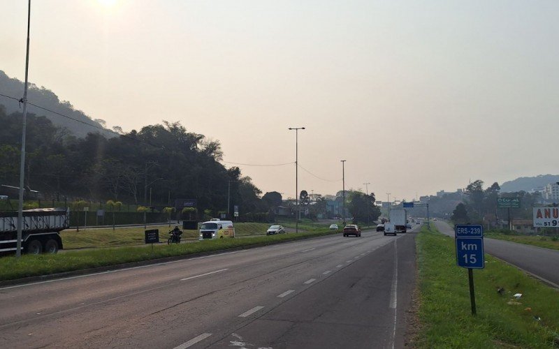 Trecho onde motociclista foi assaltada na RS-239 | abc+