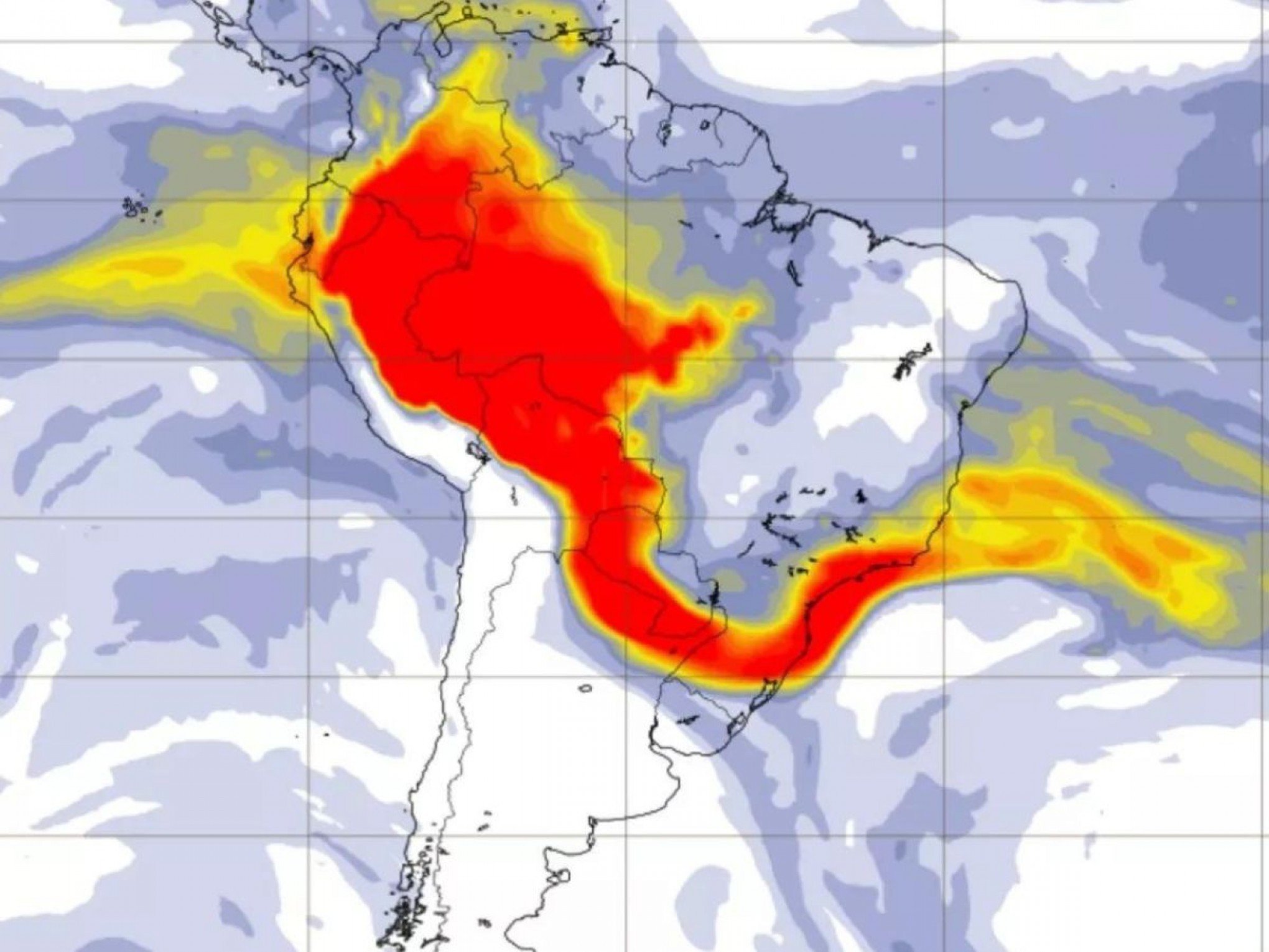 PREVISÃO DO TEMPO: Fuligem das queimadas volta a ficar densa no RS; entenda se pode afetar a qualidade do ar