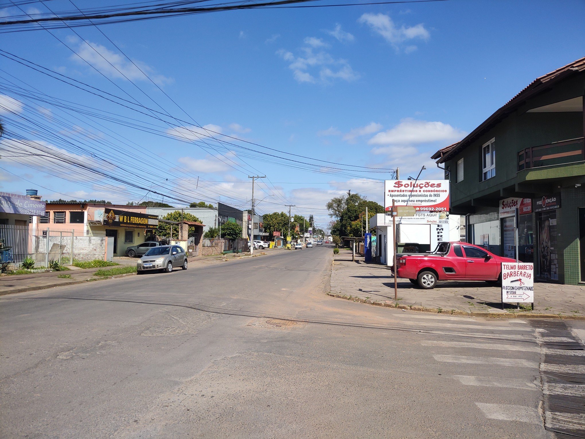 TRÂNSITO: Trecho da Rua Portão, em Estância Velha, tem alterações para obras