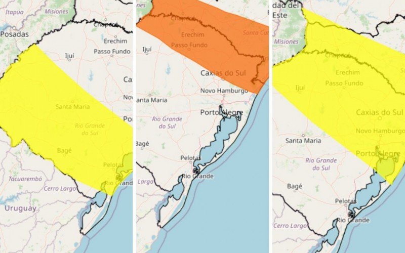 PREVISÃO DO TEMPO: Inmet publica alertas para tempestade no Rio Grande do Sul | abc+