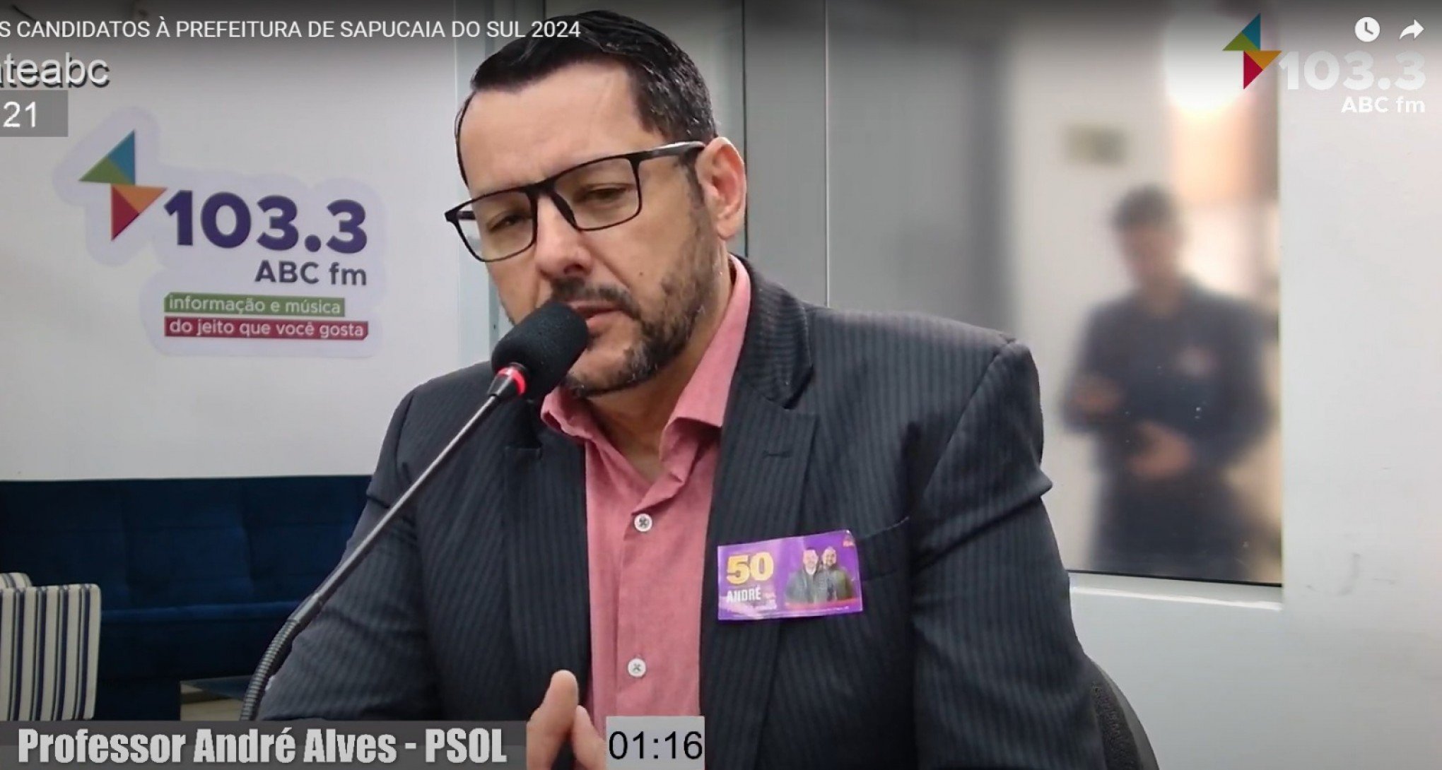 VÍDEO: André Alves no debate dos candidatos à Prefeitura de Sapucaia do Sul