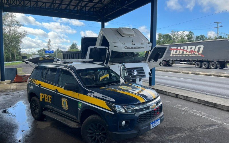 Caminhão com placas clonadas é apreendido na BR-386 | abc+